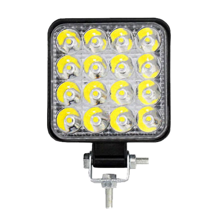 12V-24V LED Wll 3นิ้ว 48w 16led ไฟเสริมให้ความสว่างรถยนต์ ไฟมีประสิทธิภาพสูง ทนทาน แข็งแรง