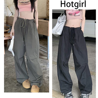 Hotgirl พร้อมส่งจากกทม ✨ กางกางผู้หญิง y2k cargo pants🌸กางเกงทำงานวินเทจสไตล์อเมริกัน กางเกงขายาวทรงหลวมแฟชั่นลำลอง กางเกงทำงาน ผญ