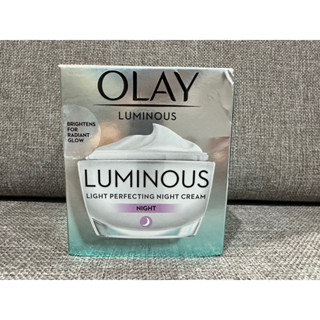 (คุ้มค่าที่สุด) Olay โอเลย์ ลูมินัส ไลท์ เพอร์เฟคติ้ง ไนท์ ครีม 50 กรัม