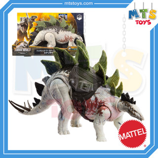 **MTS Toys**Mattel Jurassic World Gigantic Trackers : HLP24 Stegosaurus [ความยาวจากหัวถึงหาง 35 ซ.ม.]