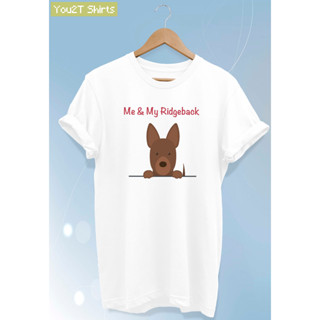 เสื้อยืด ลาย หมาไทยหลังอาน สีทองแดง Thai Ridgeback Dog T-shirt