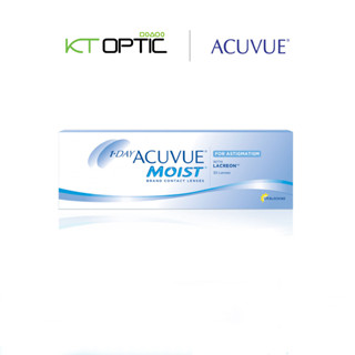 1-DAY ACUVUE MOIST FOR ASTIGMATISM คอนแทคเลนส์ใสรายวัน สำหรับสายตาสั้น-ยาว-เอียง