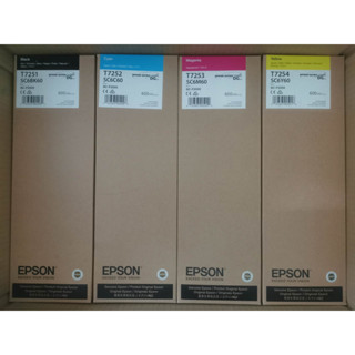 ยกเซ็ท 4 สี CMYK หมึก Epson UltraChrome DG ใช้กับเครื่องพิมพ์ DTG รุ่น F2000 &amp; F2130