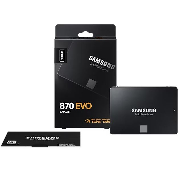 SAMSUNG 870 EVO 500GB SATA 2.5 : MZ-77E500BW SSD