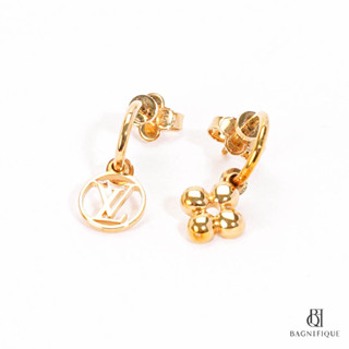 LV BLOOMING EARRING GOLD GHW