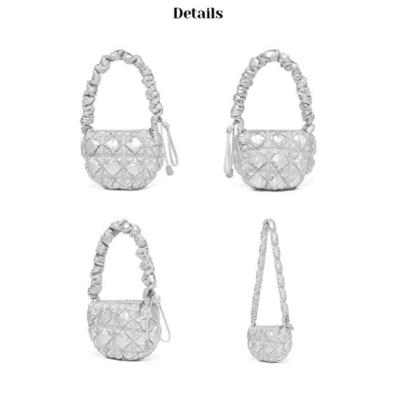 กระเป๋า Carlyn point silver แท้จากshopเกา มือสอง