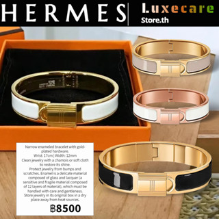 อร์เมส👜hermes Clic Cadenas Bracelet Women/Bracelet สุภาพสตรี/สร้อยข้อมือ Explosive style