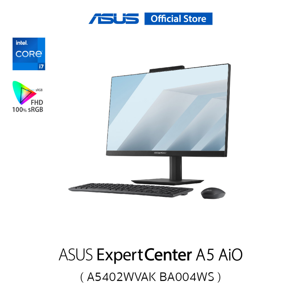 ASUS AiO A5402 (A5402WVAK-BA004WS), all-in-one, 23.8" FHD, Intel Core i7-1360P, 16GB DDR4 SO-DIMM, 5