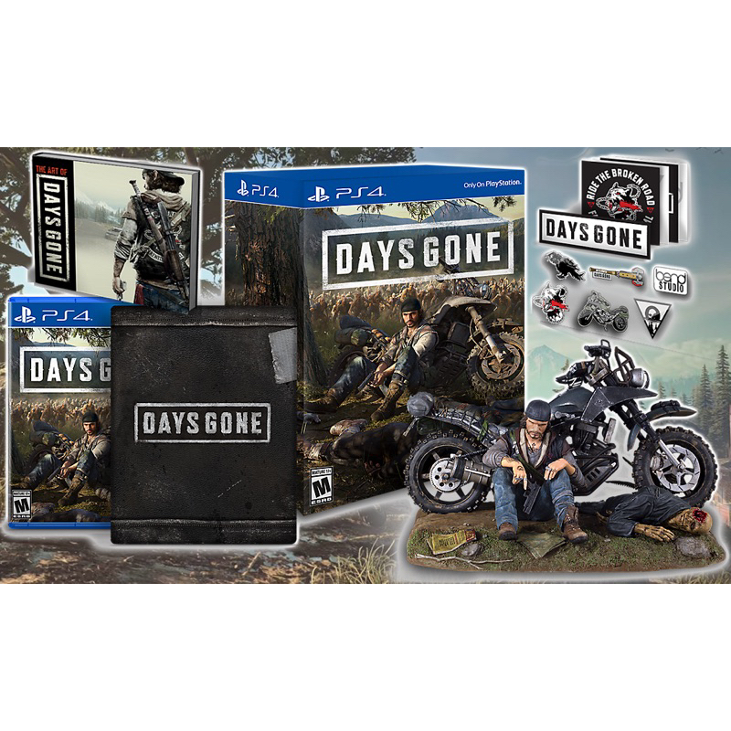 Days gone collector's edition PS4 (มือสอง)