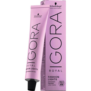 5.Schwarzkopf  IGORA สีย้อมผมชวาร์สคอฟ อีโกร่า(โฉมใหม่)เม็ดสีที่เด่นชัดประกายเงางาม(FASHION LIGHTS)