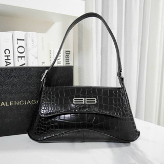 BALEN XX SMALL FLAP BAG CROCODILE EMBOSSED