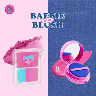 LA GLACE BAEBIE VIBES CUSHION POWDER DUO BLUSH ลากลาส บลัชออน เบบี้บลัช คุชชั่นบลัช พาวเดอร์บลัช ดูโอ้บลัช