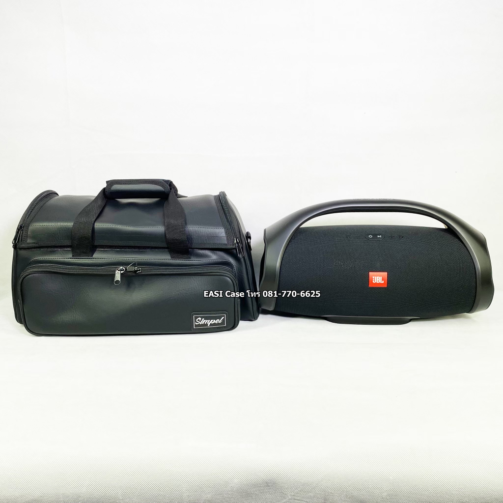 กระเป๋าลำโพง JBL Boombox 1,2,3 [แบบหนังPU] สีดำ (simpel)