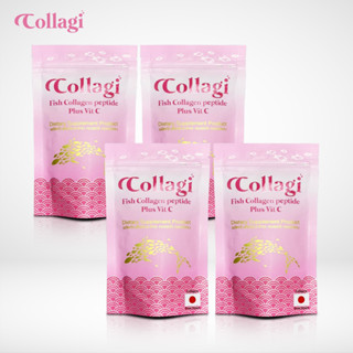 Collagi Collagen peptide 50,000 mg. + vitamin c 30mg คอลลาจิ คอลลาเจน + วิตามินซี 30มล. (4ซอง)