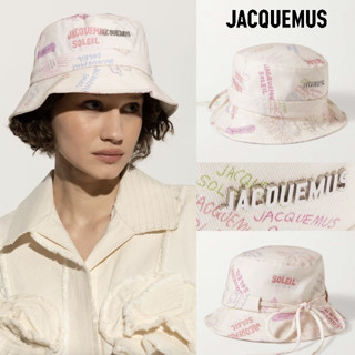 [เก็บ code ลดเพิ่ม 1467]พร้อมส่งในไทย📦JACQUEMUS Le Bob Gadjo Bow Bucket Hat**ของเเท้