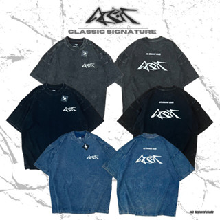 [ARRT]-เสื้อยืด Oversize ผ้าฟอกลาย Classic Signature