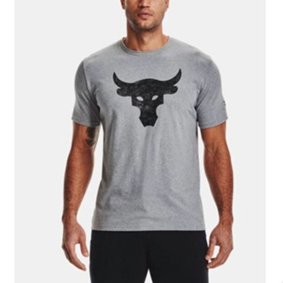 เสื้อยืด Under Armour Project Rock Brahma Bull Logo Short Sleeve เสื้อยืด UA สินค้าแท้ 100%