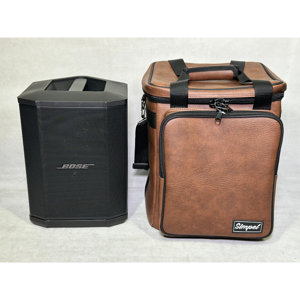 กระเป๋าลำโพง Bose S1Pro และ S1Pro plus [แบบหนังPU] สีน้ำตาล (simpel)