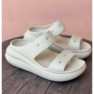 CROCS Classic Clog ส้นสูงรุ่นใหม่ สินค้าพร้อมส่งจากไทย ส้นสูงเด้งๆ 2 นิ้ว รองเท้าผู้หญิง