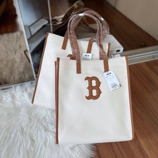 กระเป๋า MLB Basic Canvas Vertical Tote Bag พร้อมส่งในไทย ของแท้100%