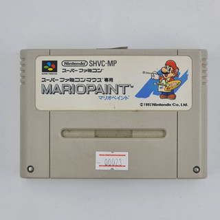 [00023] Mario Paint (JP)(SFC)(USED) แผ่นเกมแท้ มือสอง !!