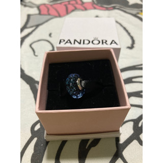 Pandora Wavy Dark Blue Murano Glass Ocean Charm มือหนึ่งพร้อมกล่อง ไม่มีถุงนะคะ, Moomin Family Bead, ตุ้มหู Moomin