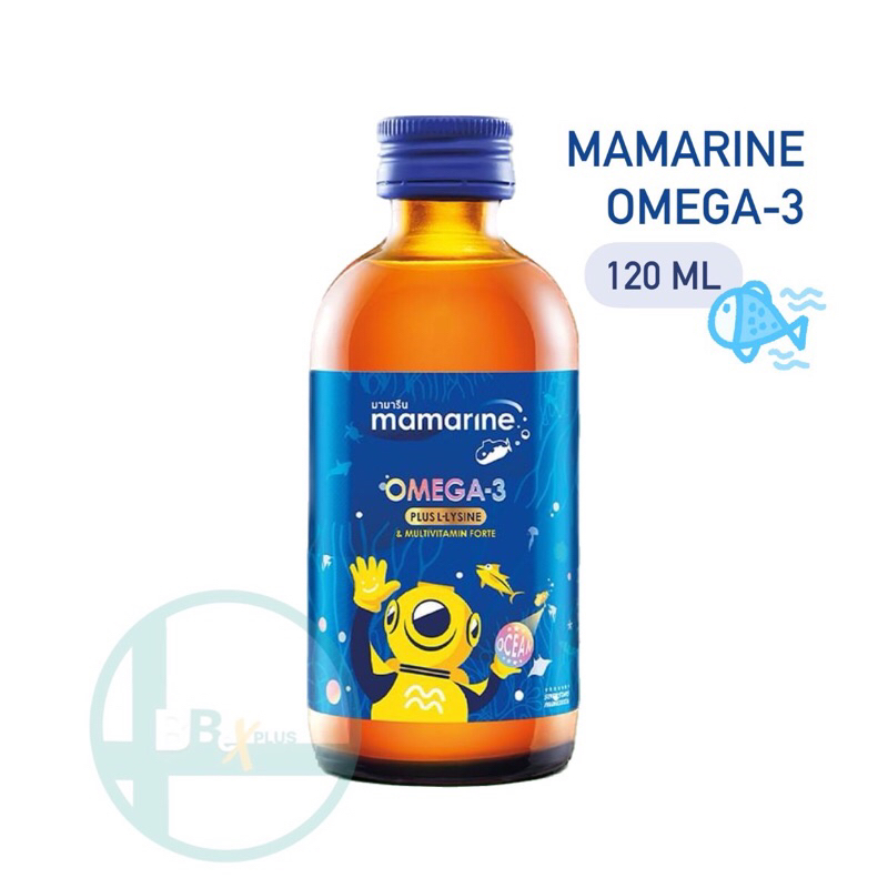 Mamarine Omega-3 plus L-lysine 120 ml