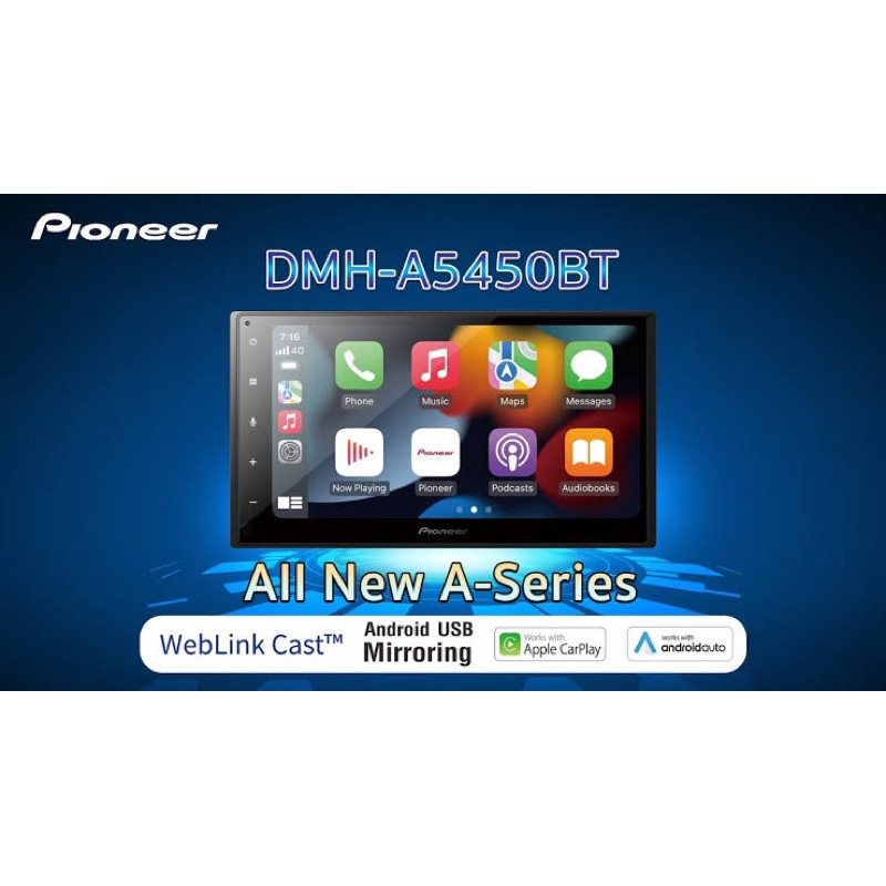 PIONEER DMH-A5450BT:All New