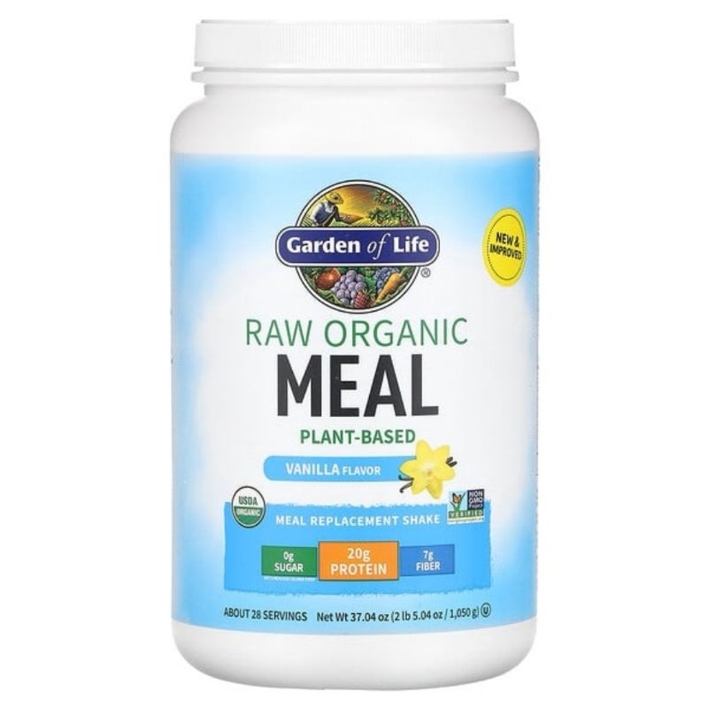 Garden of Life, RAW Organic Meal, Shake &amp; Meal Replacement, Vanilla, 2.13 lbs (969 g)