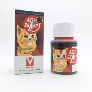 Asta Guard krill oil 60ml อาหารเสริมสุนัข อาหารเสริมแมว ไขมันจากุ้ง สำหรับสัตว์เลี้ยง