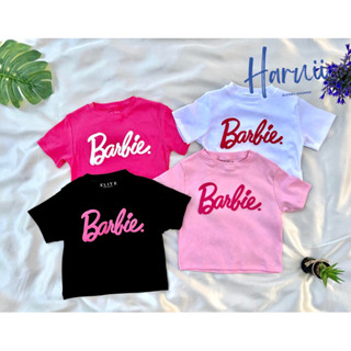 เสื้อครอปบาร์บี้ Barbie สุดน่ารัก เสื้อแฟชั่น งานป้าย ELITE