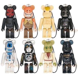 Be@rbrick 70% ครบชุด 8 ตัว 7-11 Suntory STAR WARS Episode 1 / Phantom Menace 3D