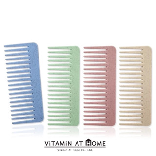 ใหม่! หวีซี่ห่าง Eco-friendly wide tooth comb พกพาสะดวก ลดผมพันกัน ใช้ได้ทั้งผมเปียกและผมแห้ง