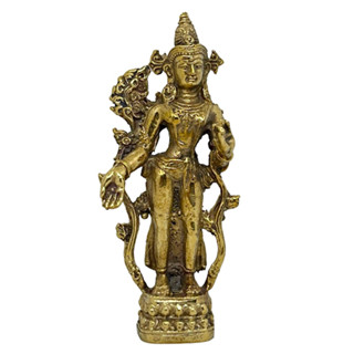 เทวรูป พระโพธิสัตว์ตารา พระแม่ตารา ธิเบต ทองเหลือง Tara Bodhisattva Brass Statue #1 Home Decor by Boss