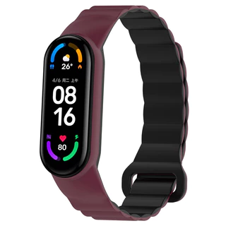 All-in-One สายนาฬิกา Mi Band 7 6 5 4 3 สายนาฬิกาซิลิโคนแม่เหล็ก