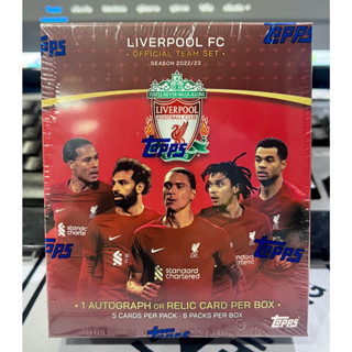 พร้อมส่ง !!! 2022/23 Topps Liverpool FC Official Team Set (1 BOX)