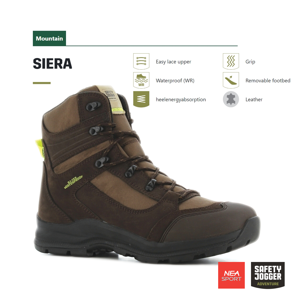 [ลด30% เก็บโค้ด 2509FASHDD] Safety Jogger Adventure - SIERA รองเท้าเทรล เดินป่า ปีนเขา Walking Boots