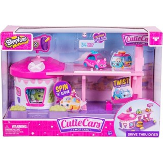 Cutie Cars Shopkins Drive Thru Diner Playset Toy