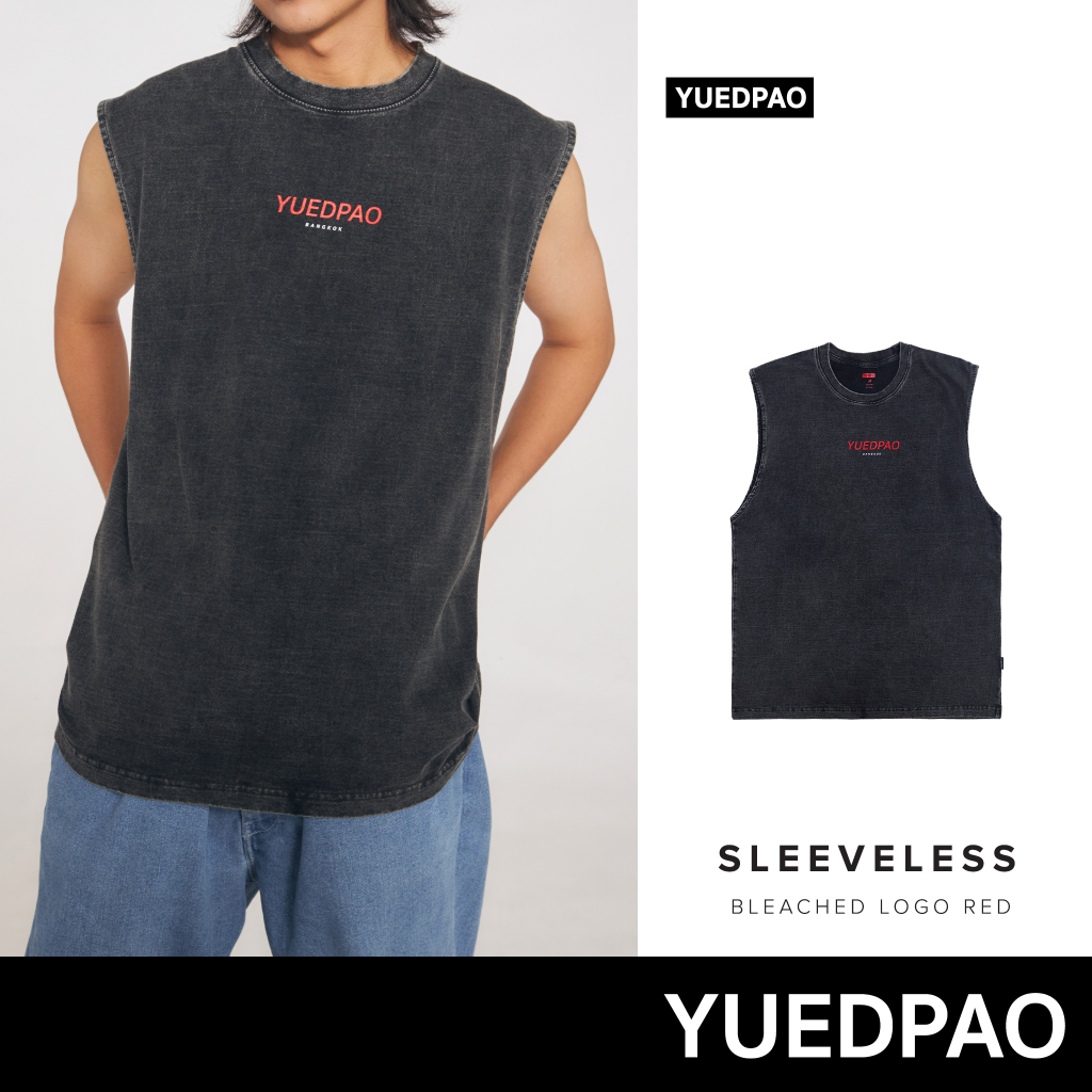 Yuedpao ยอดขาย No.1 เสื้อยืดแขนกุด รับประกันไม่ย้วย 2 ปี เสื้อยืดเปล่า เสื้อยืด Sleeveless Bleached 