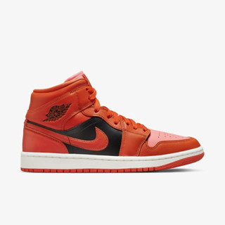 รองเท้าผ้าใบผู้หญิง Jordan 1 Mid SE ของแท้ 100%