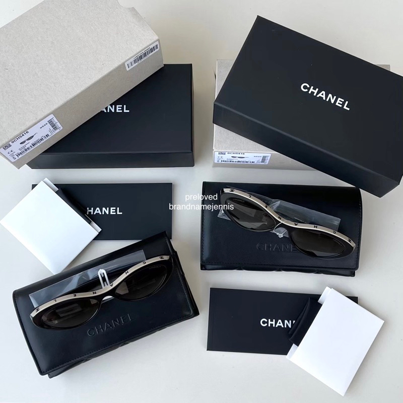 แว่นกันแดดชาแนล Chanel oval sunglasses 5416 ของใหม่ แท้ 100%