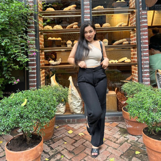 กางเกงทรงกระบอก สาวอวบ ใส่ทำงาน ใส่เที่ยวคาเฟ่