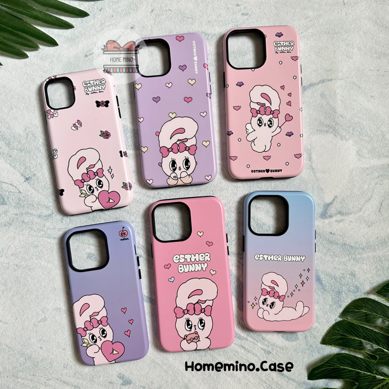 พร้อมส่ง Esther Bunny Bumper Phone Case (13 Pro Max/14 Pro Max/15 Pro Max/S23Ultra/S24Ultra)