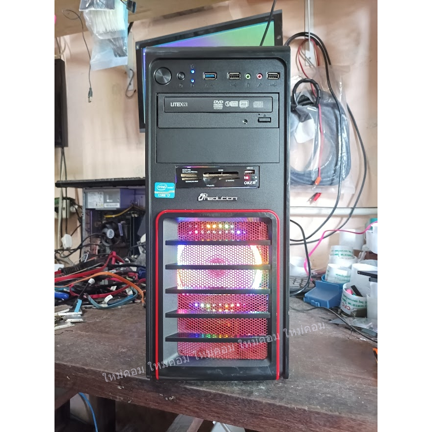 คอม i7-2700k Turbo 3.90 GHz.DDR3 8 GB SSD 256 GB(ของใหม่) RX470 4 GB พร้อมใช้ถูกๆ 😮😲