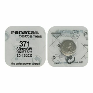 ถ่านนาฬิกา Renata 371/SR920SW ของแท้ แพค1ก้อน