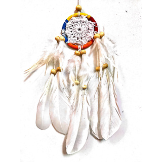 Dream catcher size 6 cm. (เครื่องรางดักความฝัน) DC603