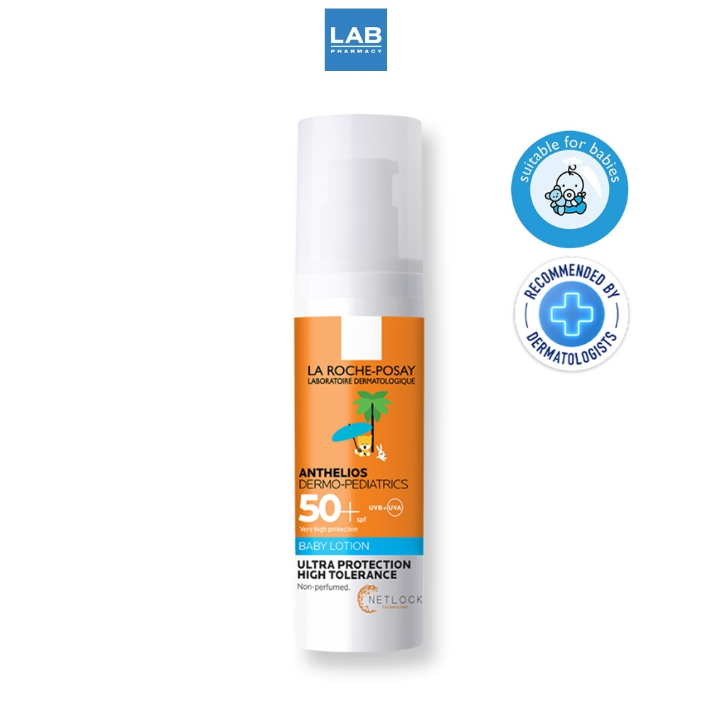 LA ROCHE-POSAY Anthelios Dermo-pediatrics Baby Lotion SPF50 Plus / UVA-PF39  50ml. - โลชั่นกันแดด สำ