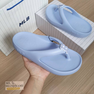 ของแท้ 💯% MLB Chunky Bouncer Flip-Flop แตะคีบสีฟ้า logo B ❄️❄️