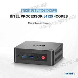 MINI PC Intel Celeron J4125 Windows 10 MINI PC DDR4 RAM 8GB SSD 256GB WIFI5 BT4.0