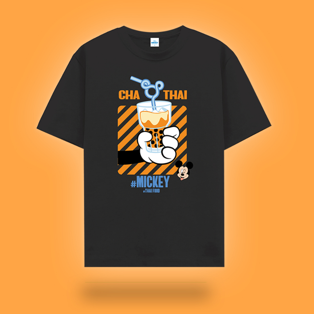 Disney T-Shirt Men Crop Women Mickey And Minnie Cha Thai - เสื้อยืด ...